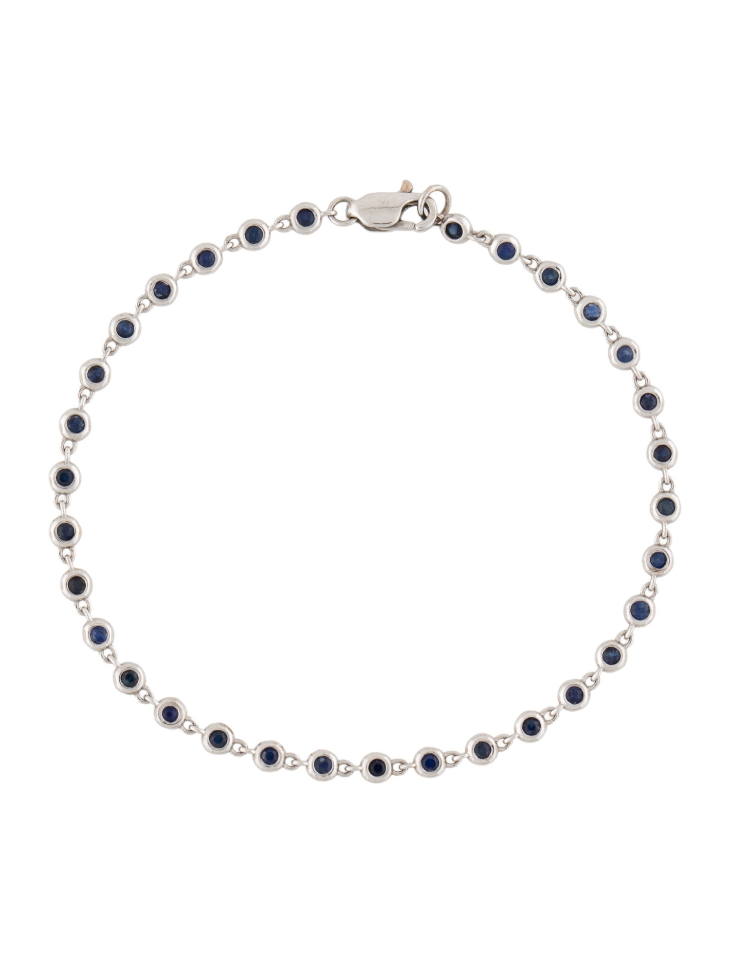 Ferko's 14K Sapphire Bezel Tennis Bracelet