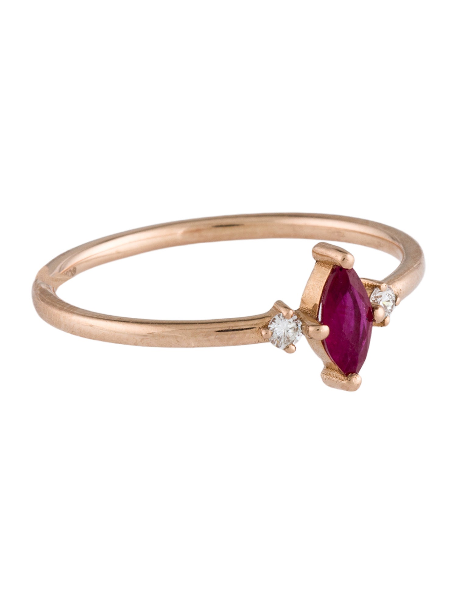 Ferko's 14K Ruby & Diamond Cocktail Ring