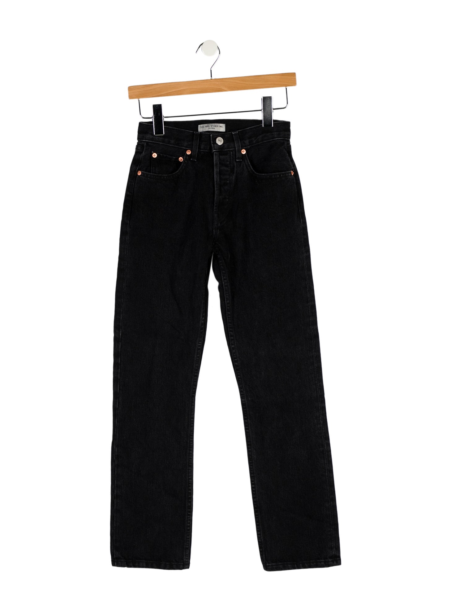 The FEEL Studio Inc. Mid-Rise Straight Leg Jeans