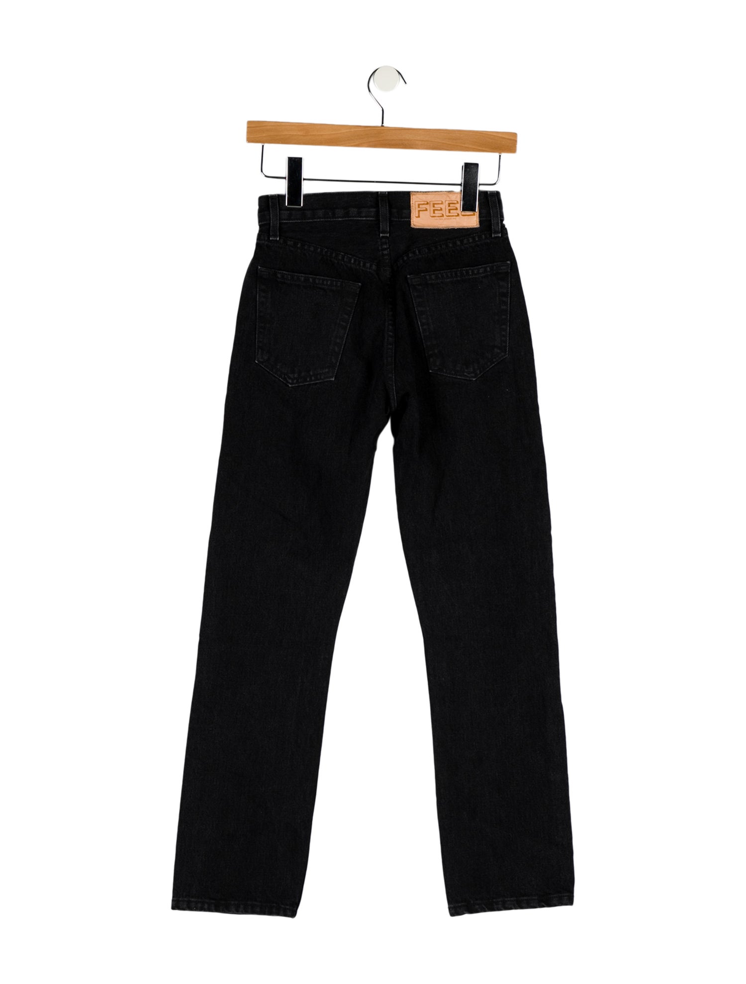 The FEEL Studio Inc. Mid-Rise Straight Leg Jeans