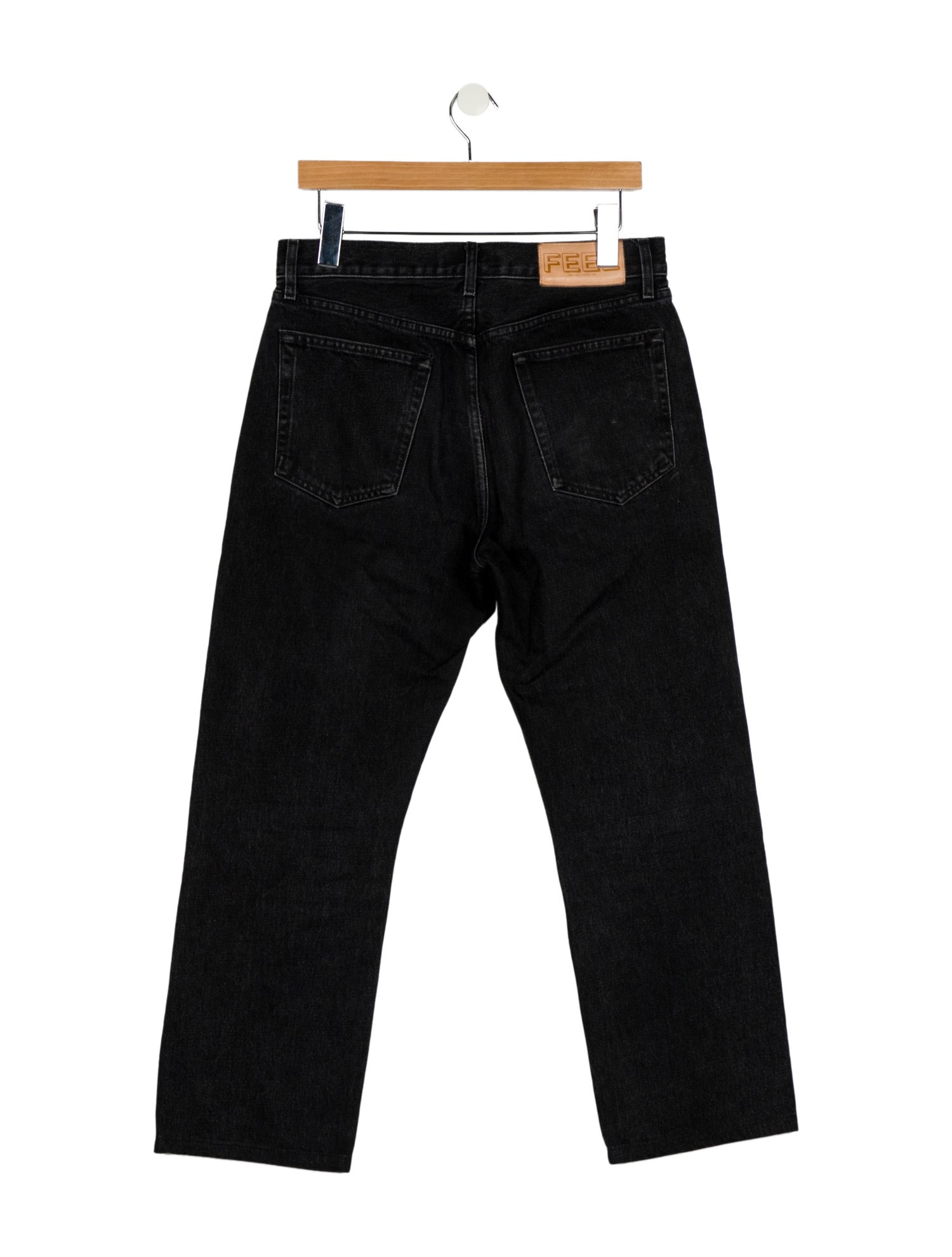 The FEEL Studio Inc. High-Rise Straight Leg Jeans