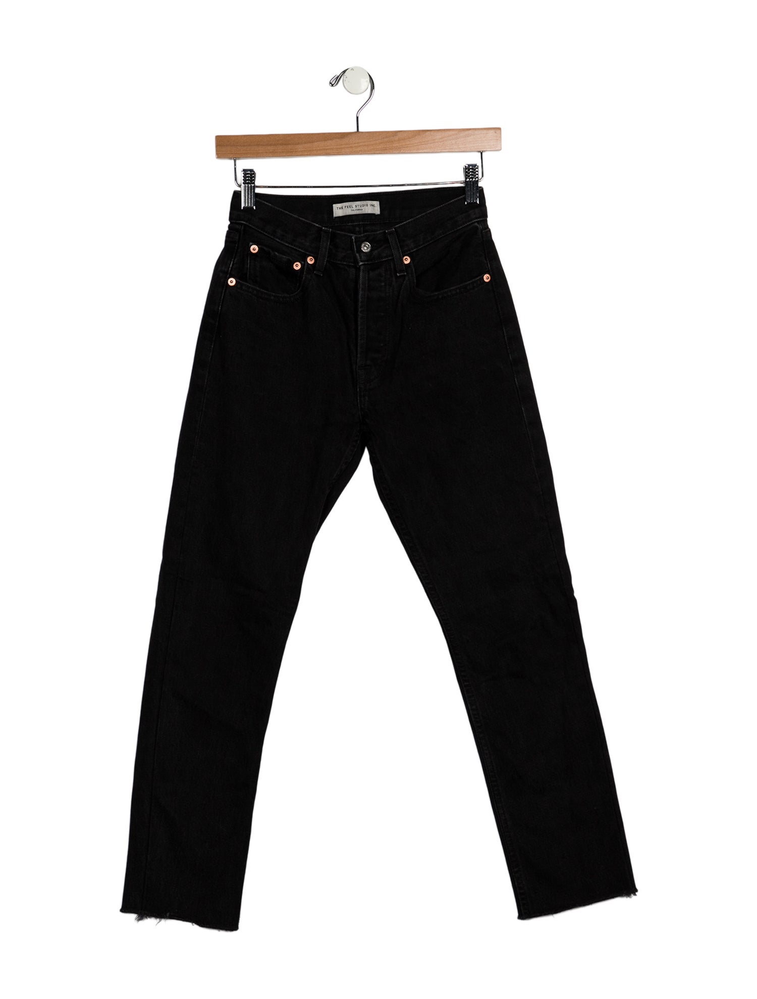 The FEEL Studio Inc. Mid-Rise Straight Leg Jeans