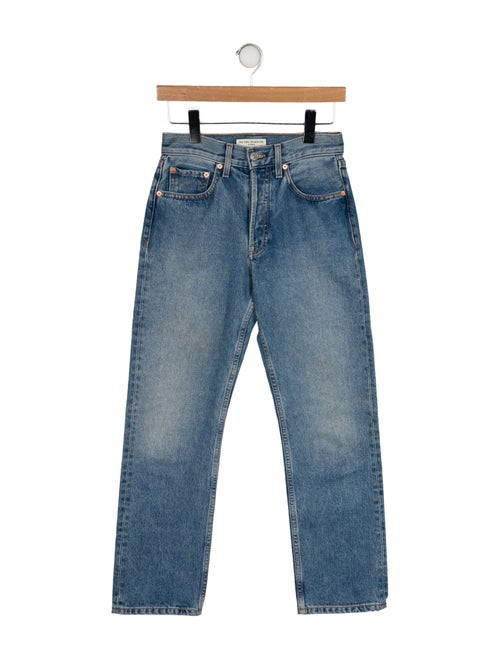 The FEEL Studio Inc. Mid-Rise Straight Leg Jeans