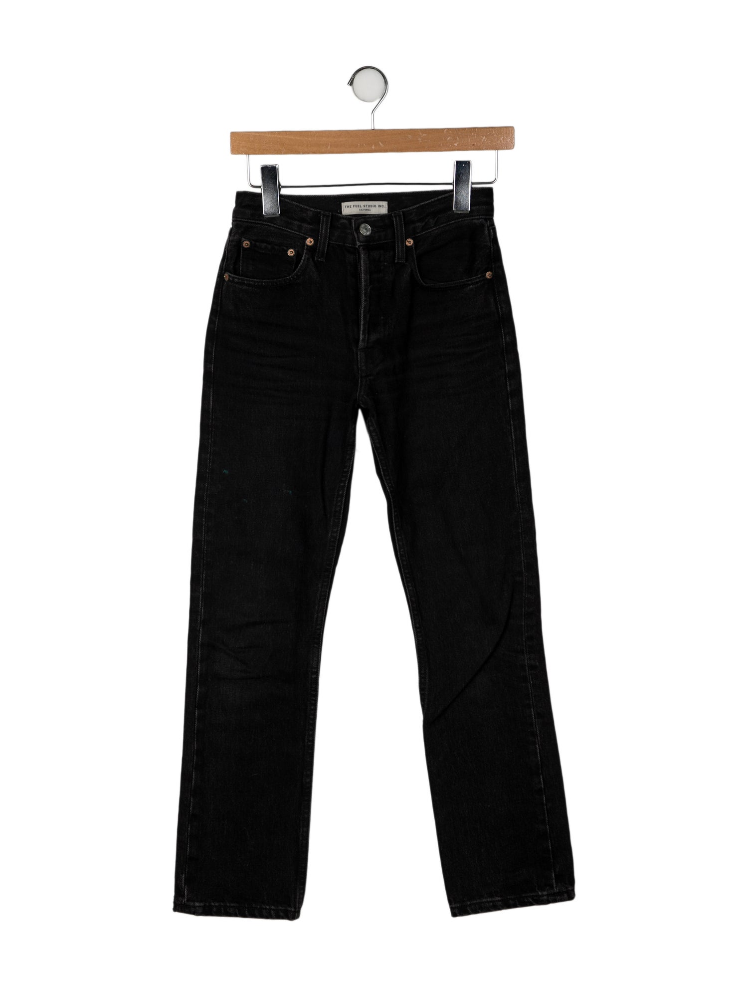 The FEEL Studio Inc. Mid-Rise Straight Leg Jeans