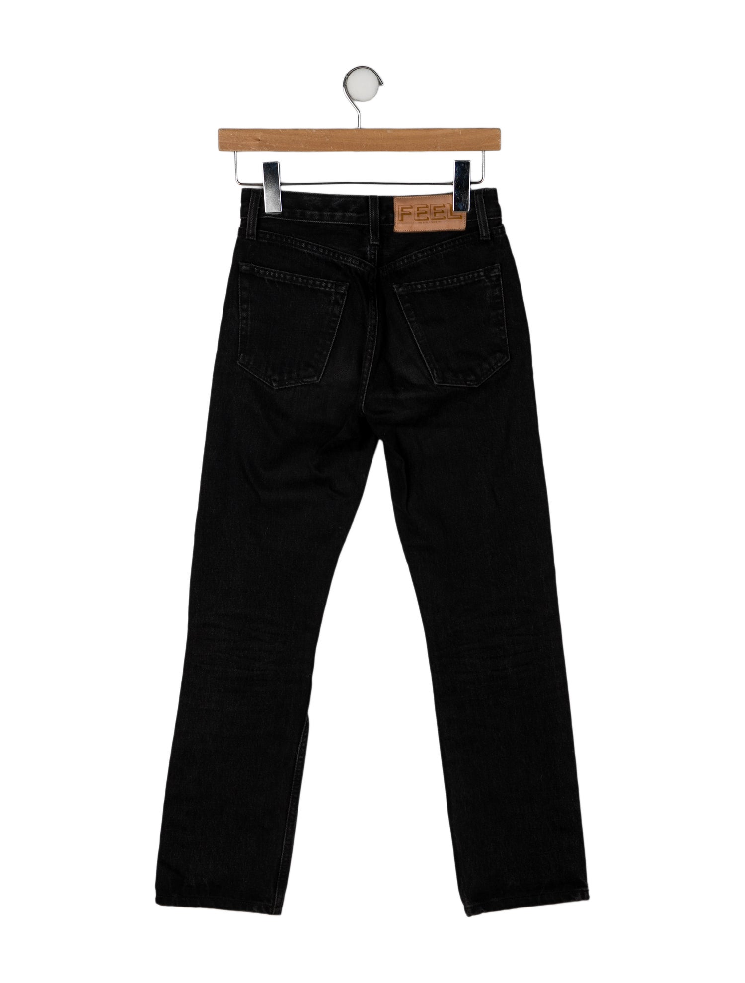 The FEEL Studio Inc. Mid-Rise Straight Leg Jeans