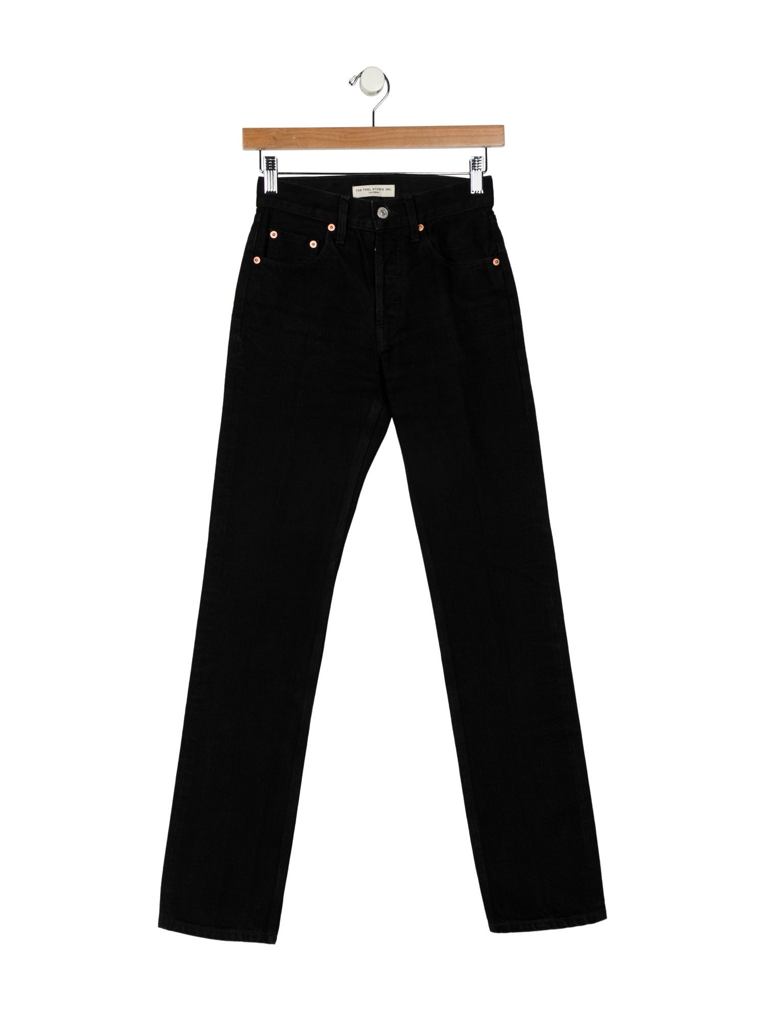 The FEEL Studio Inc. Mid-Rise Straight Leg Jeans