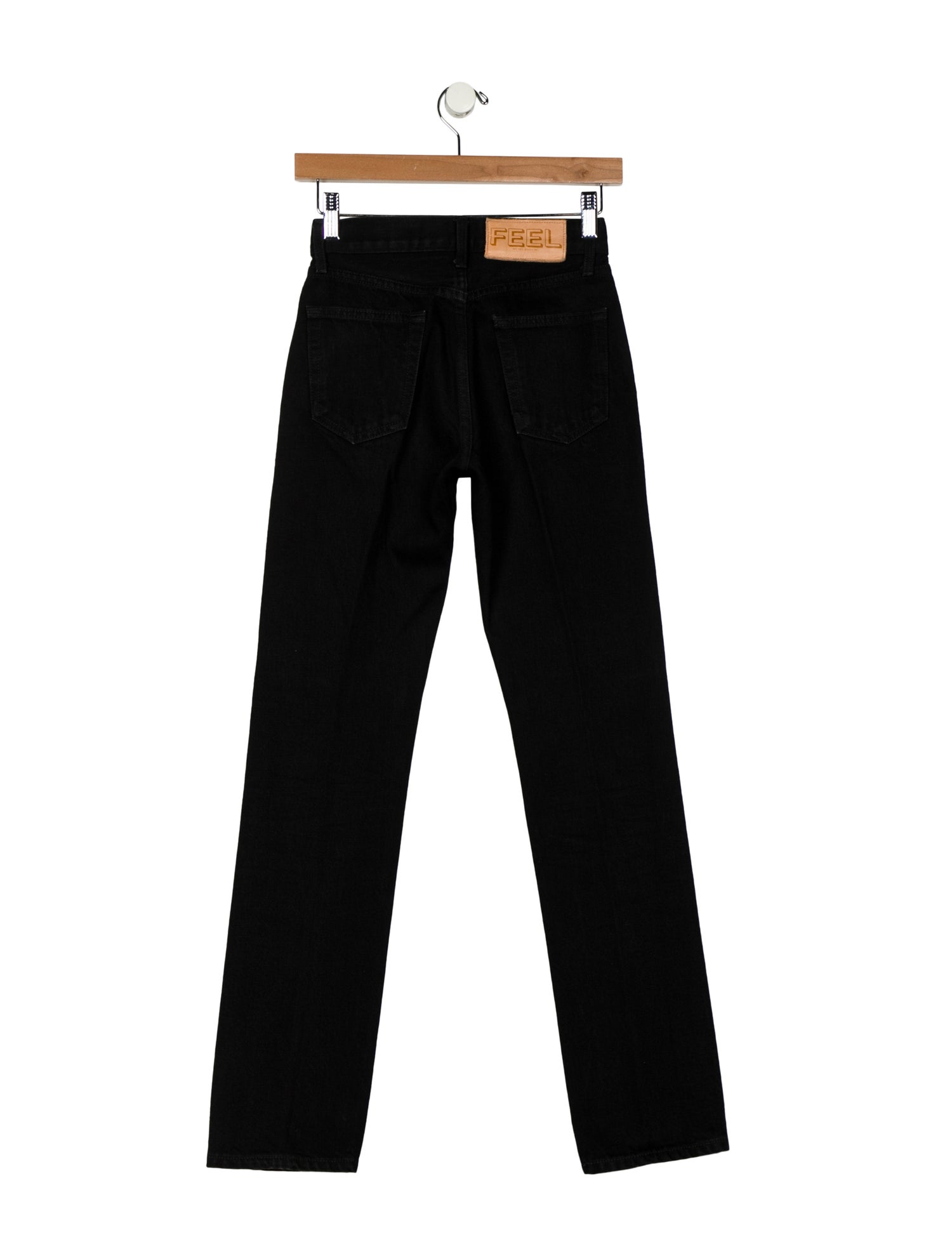 The FEEL Studio Inc. Mid-Rise Straight Leg Jeans