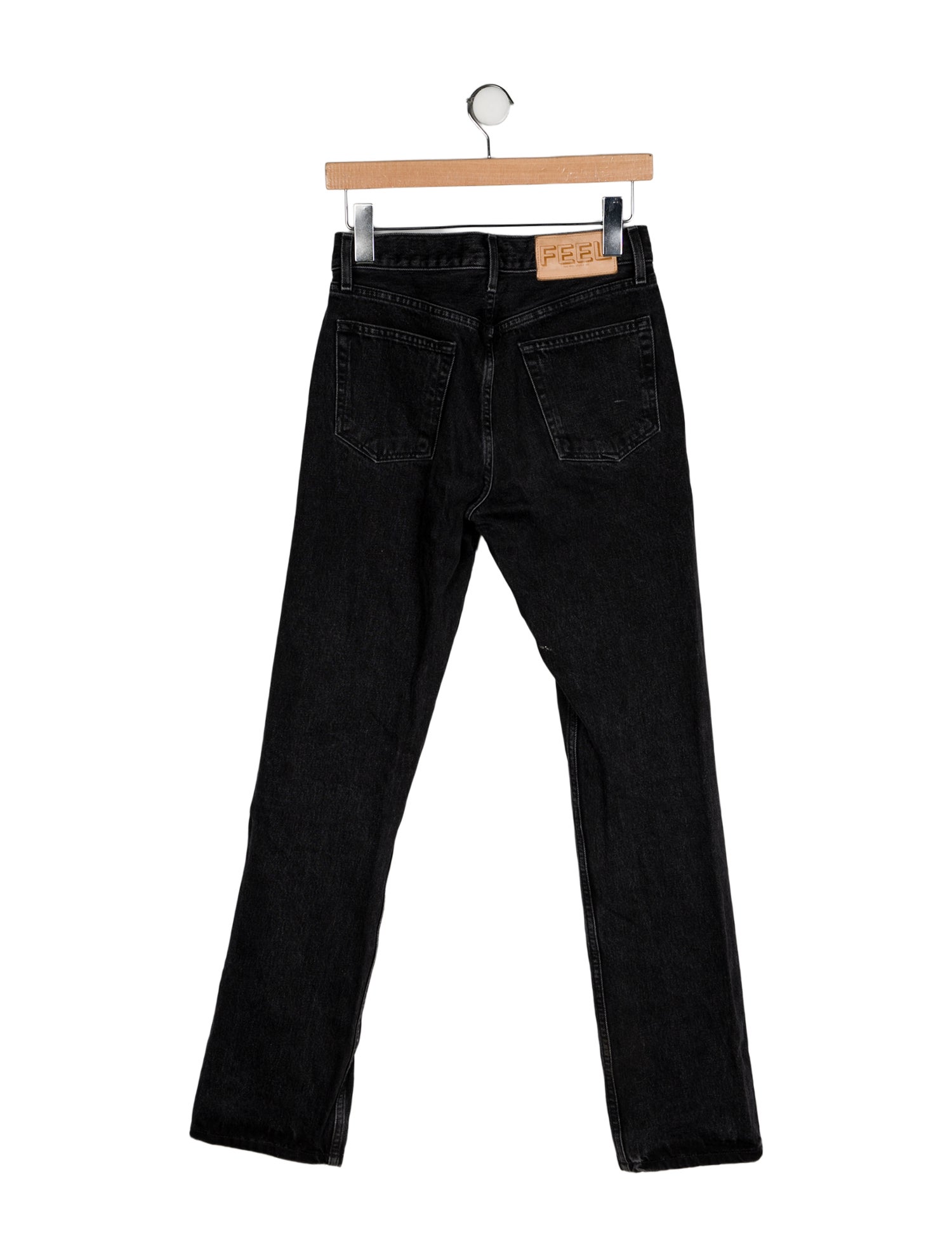 The FEEL Studio Inc. Mid-Rise Straight Leg Jeans