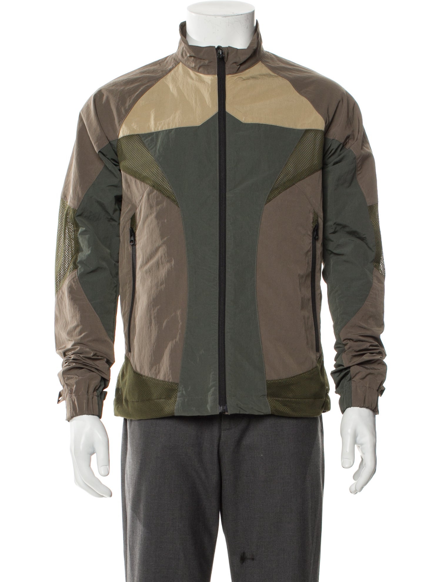 FFFPOSTALSERVICE Colorblock Pattern Windbreaker