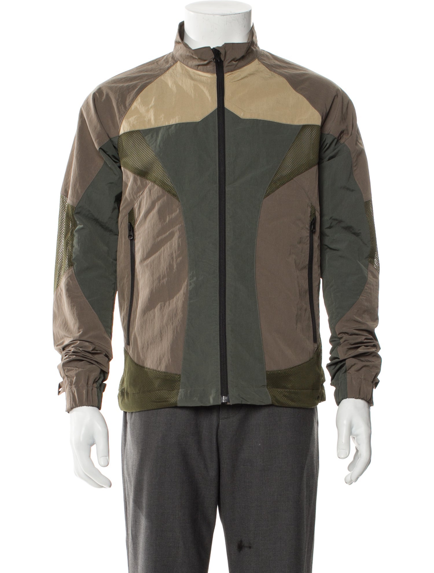 FFFPOSTALSERVICE Colorblock Pattern Windbreaker