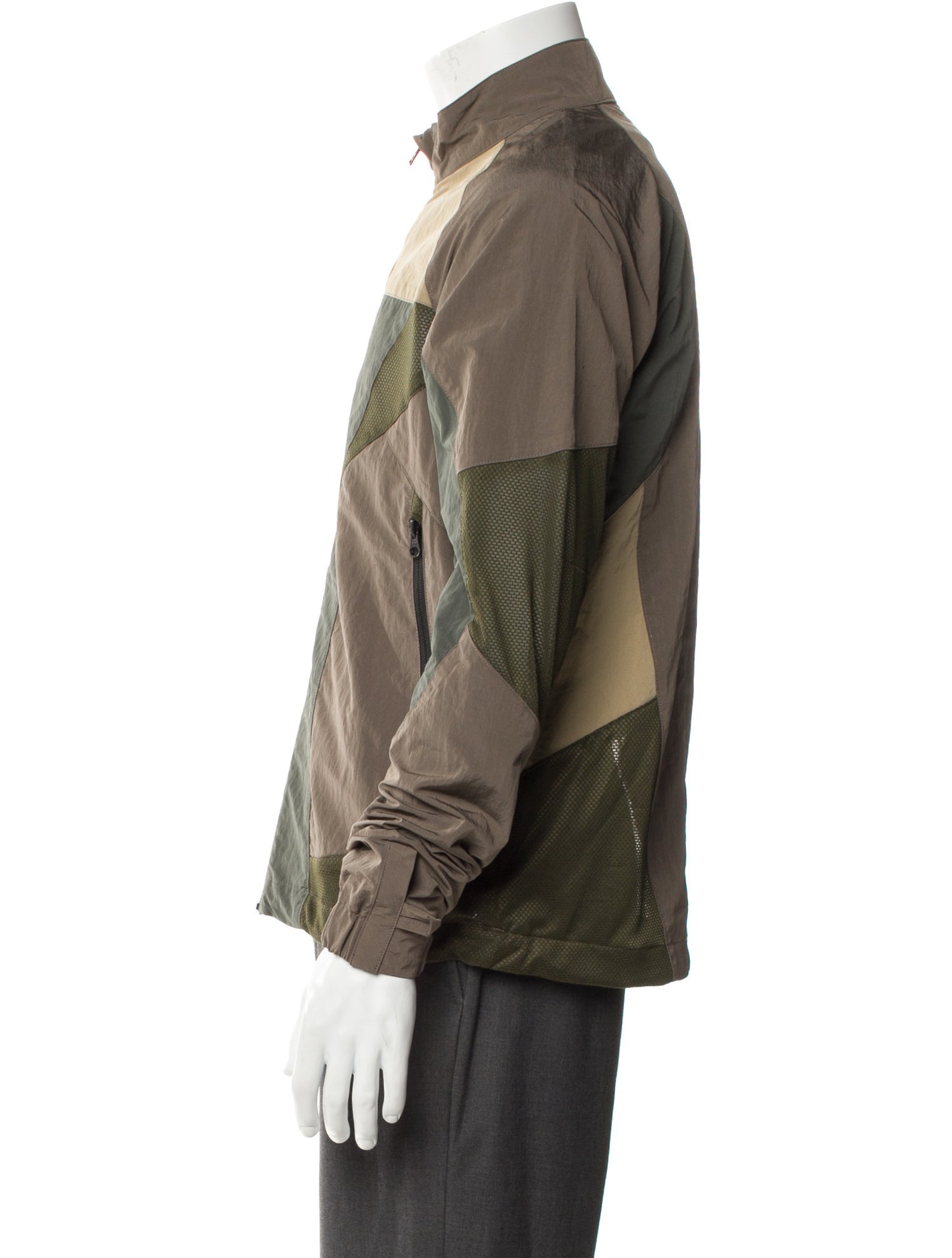 FFFPOSTALSERVICE Colorblock Pattern Windbreaker