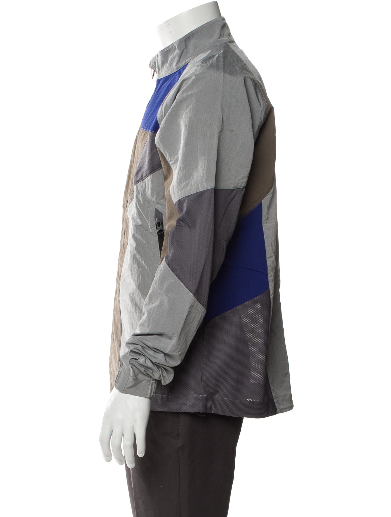 FFFPOSTALSERVICE Colorblock Pattern Windbreaker w/ Tags