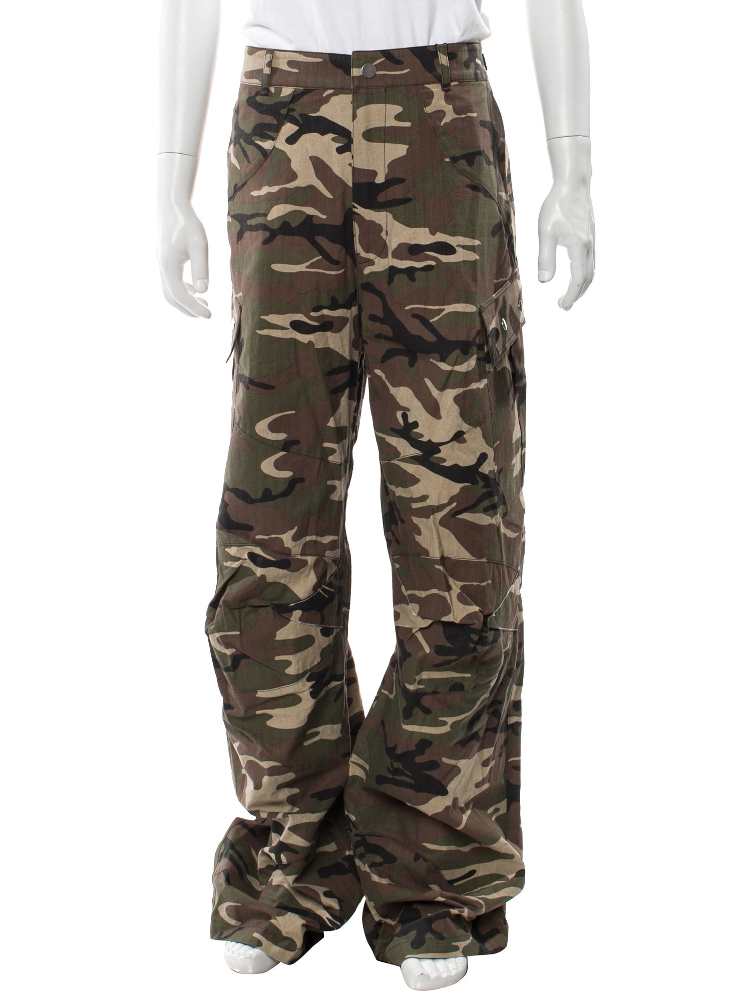 FFFPOSTALSERVICE Camouflage Print Cargo Pants w/ Tags