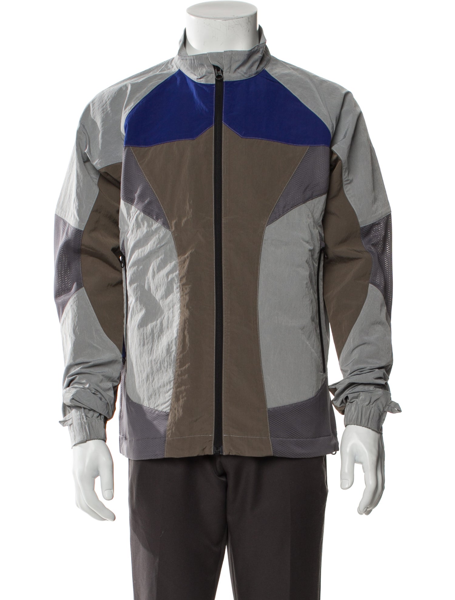 FFFPOSTALSERVICE Colorblock Pattern Windbreaker w/ Tags