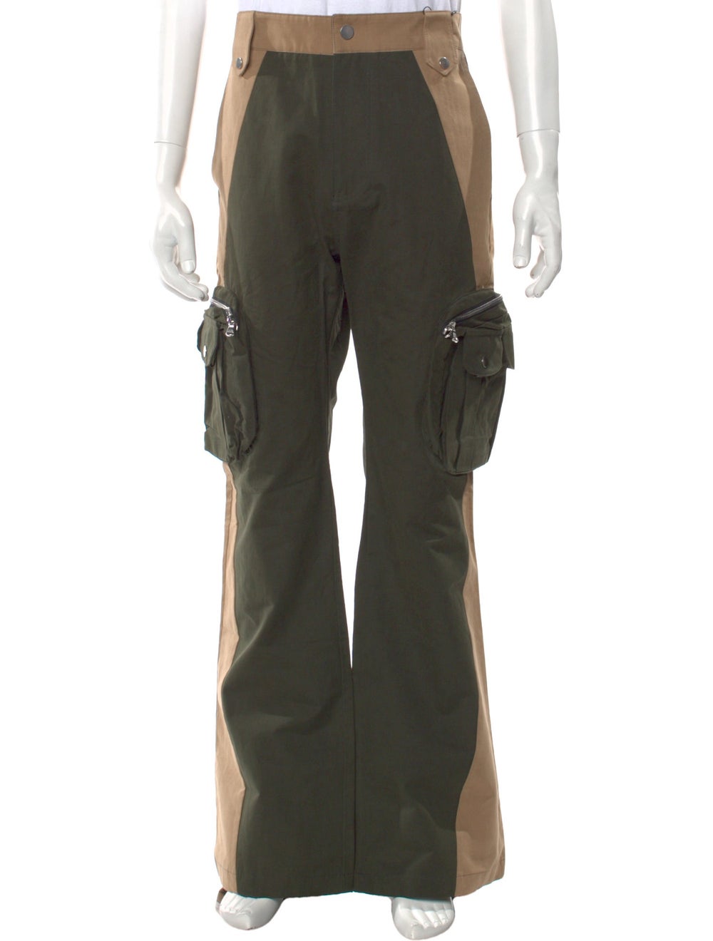 FFFPOSTALSERVICE Colorblock Pattern Cargo Pants - image 1