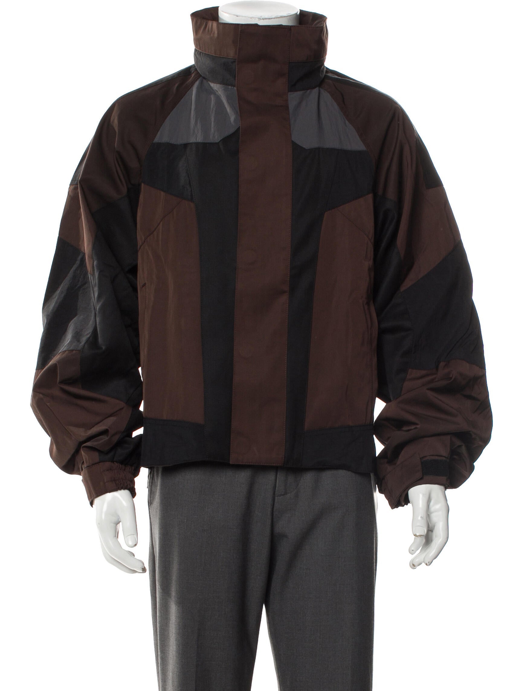 FFFPOSTALSERVICE Colorblock Pattern Windbreaker w/ Tags