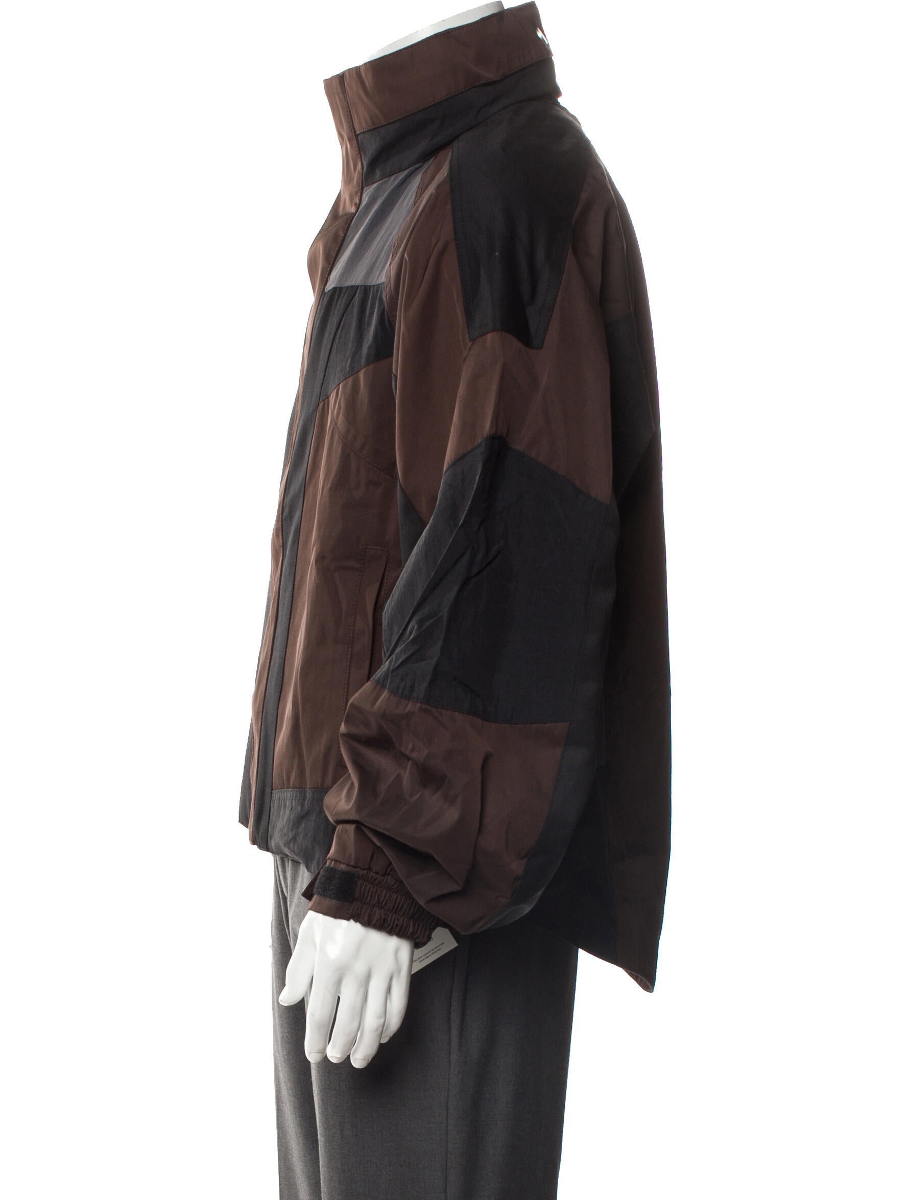 FFFPOSTALSERVICE Colorblock Pattern Windbreaker w/ Tags