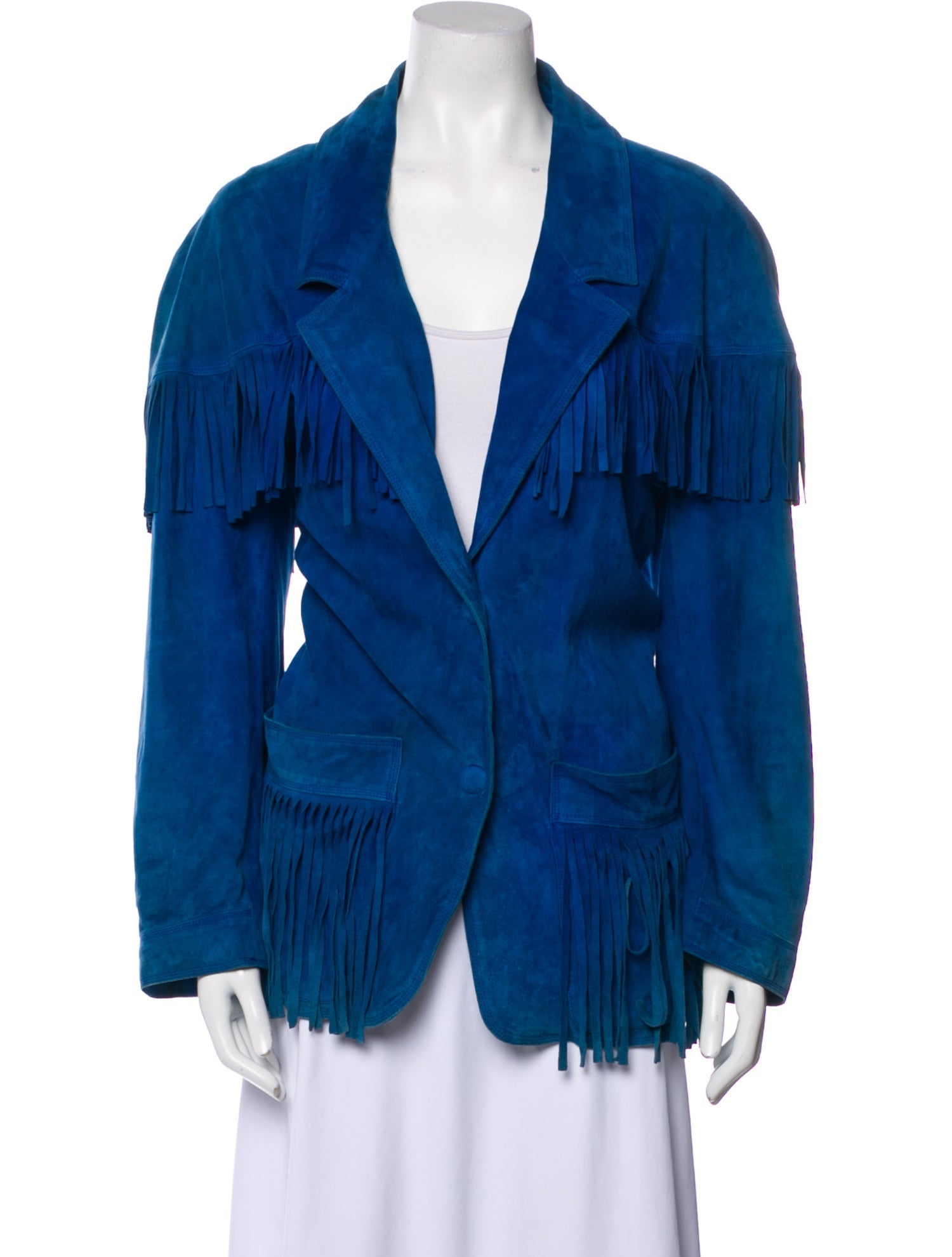 Fendissime Leather Denim Jacket