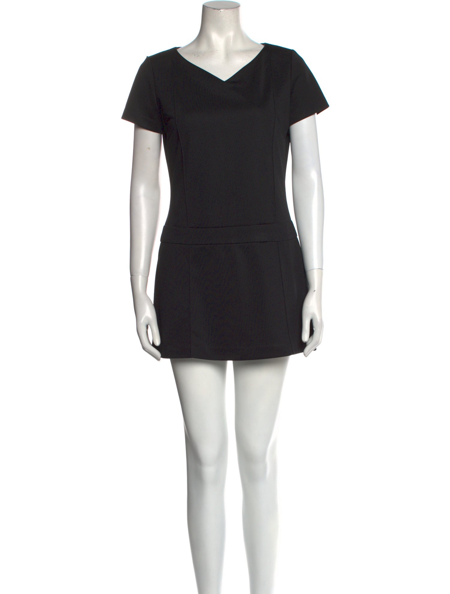 Fendissime V-Neck Mini Dress