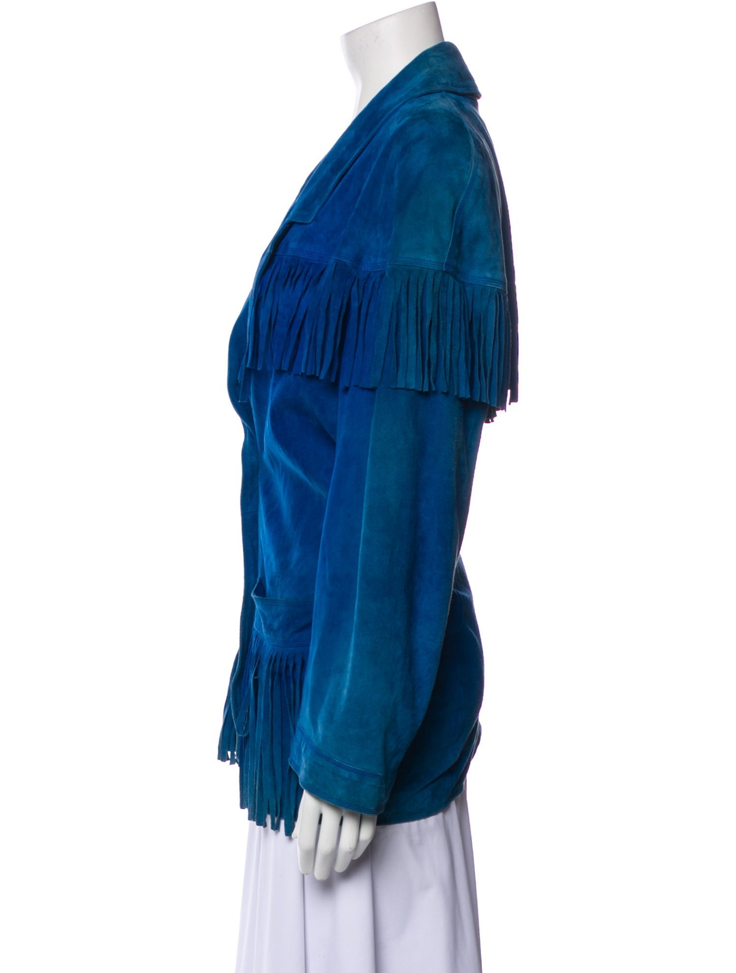 Fendissime Leather Denim Jacket