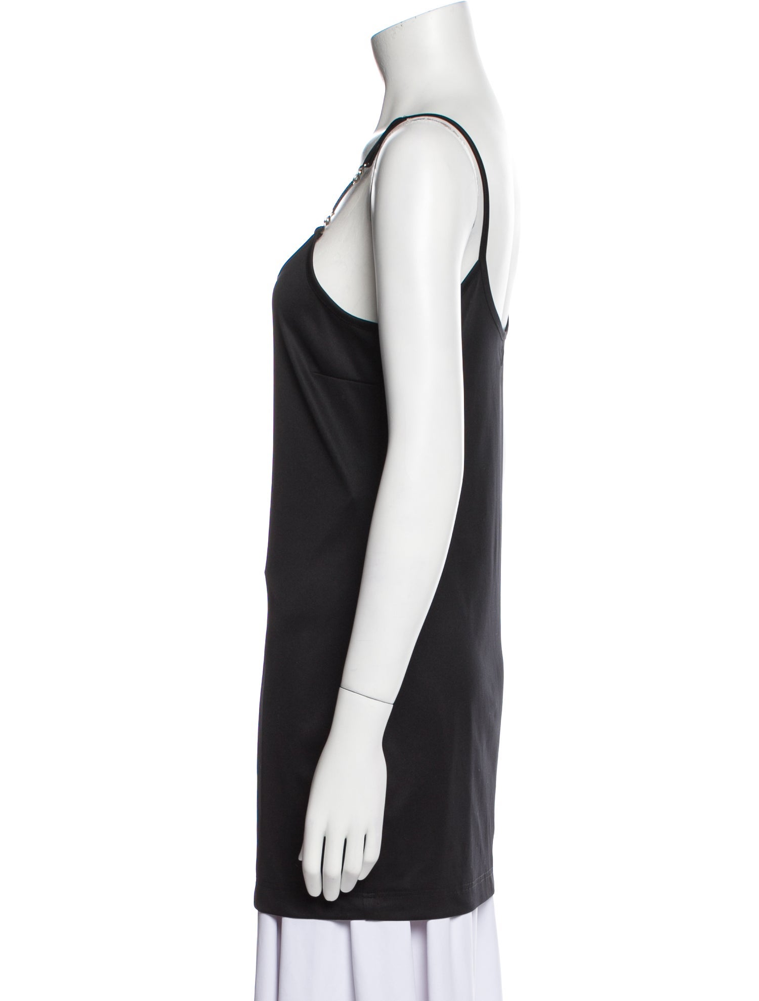 Fendissime Scoop Neck Sleeveless Top