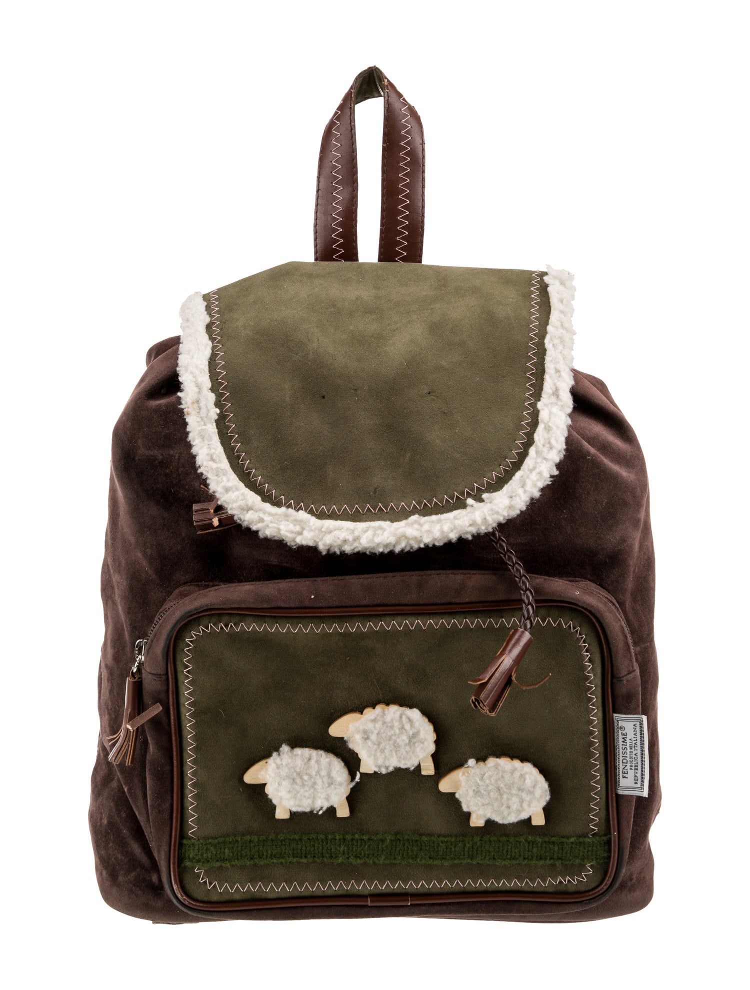 Fendissime Suede Backpack