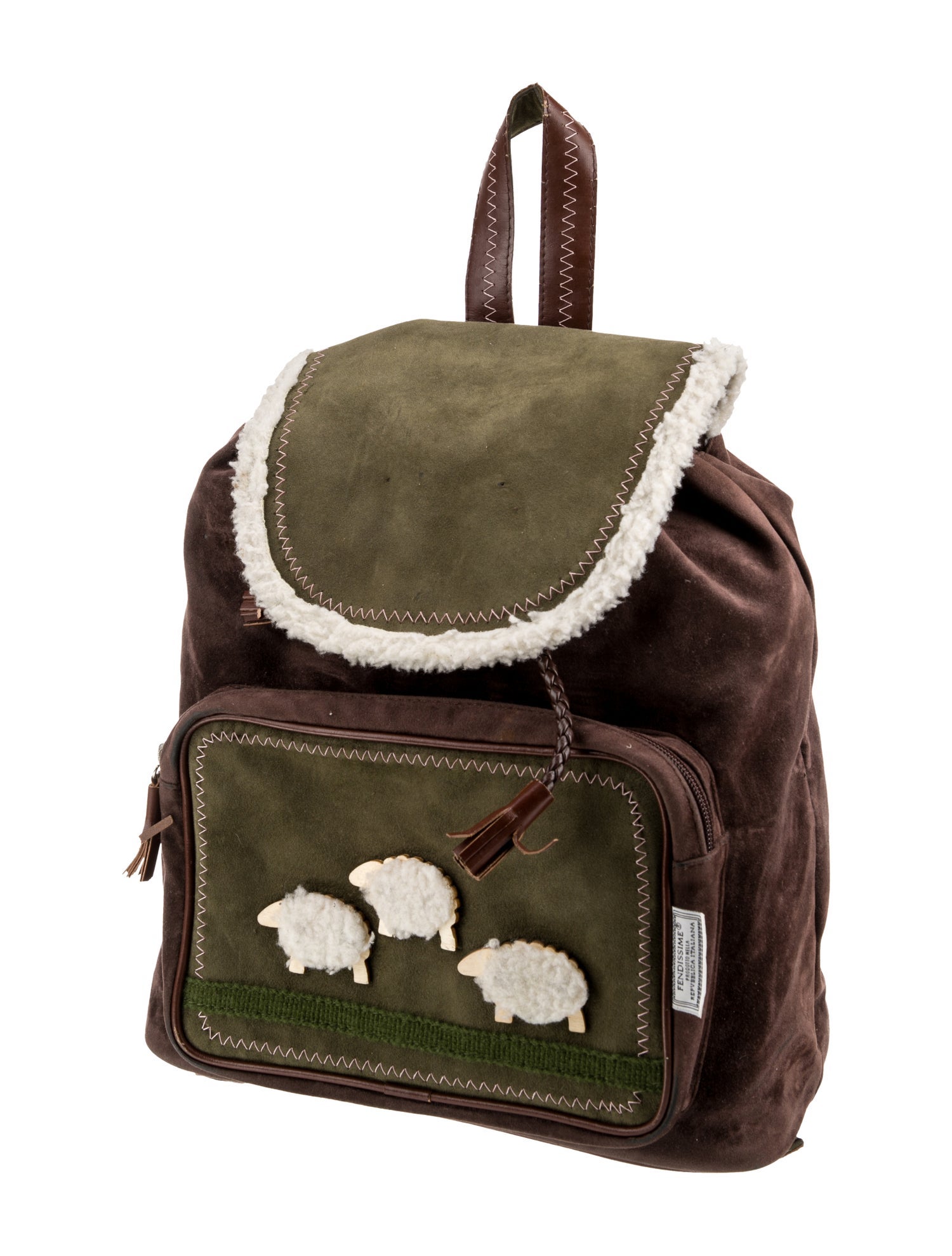 Fendissime Suede Backpack