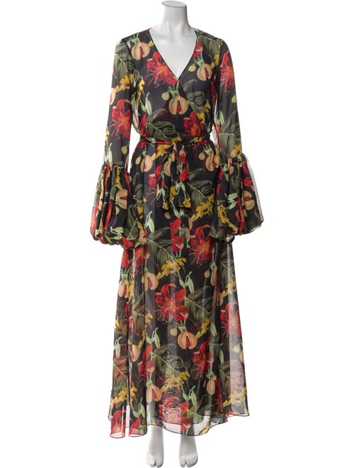 Fe Noel Floral Print Midi Length Dress