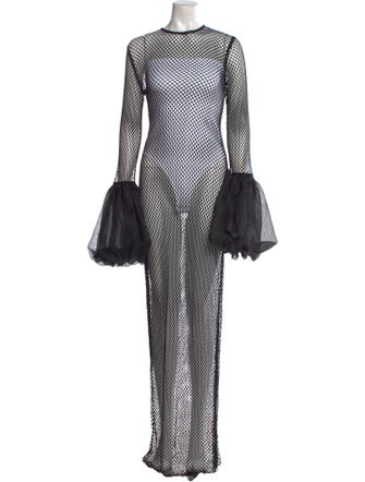 Fe Noel Crew Neck Long Dress