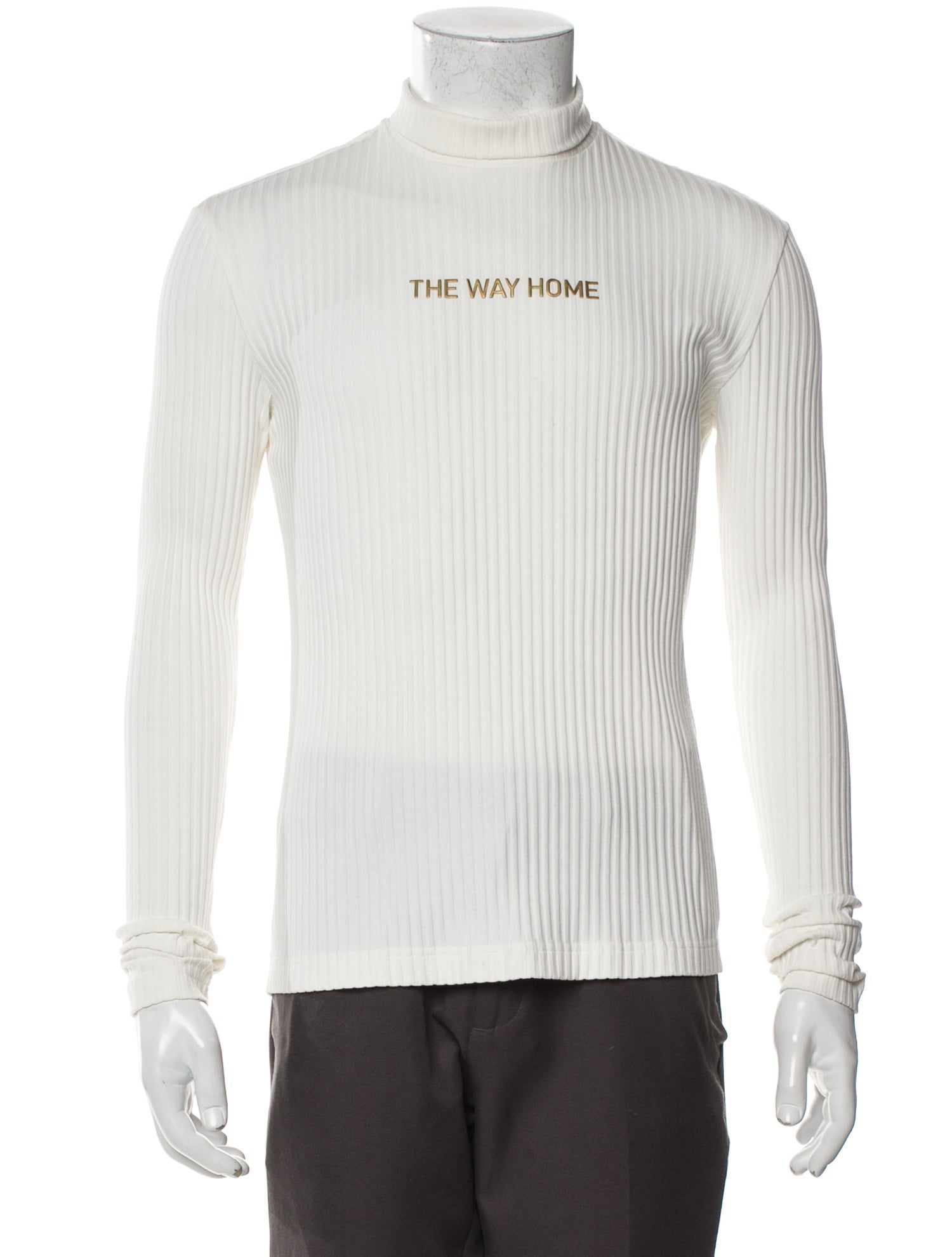 Feng Chen Wang Graphic Print Mock Neck T-Shirt