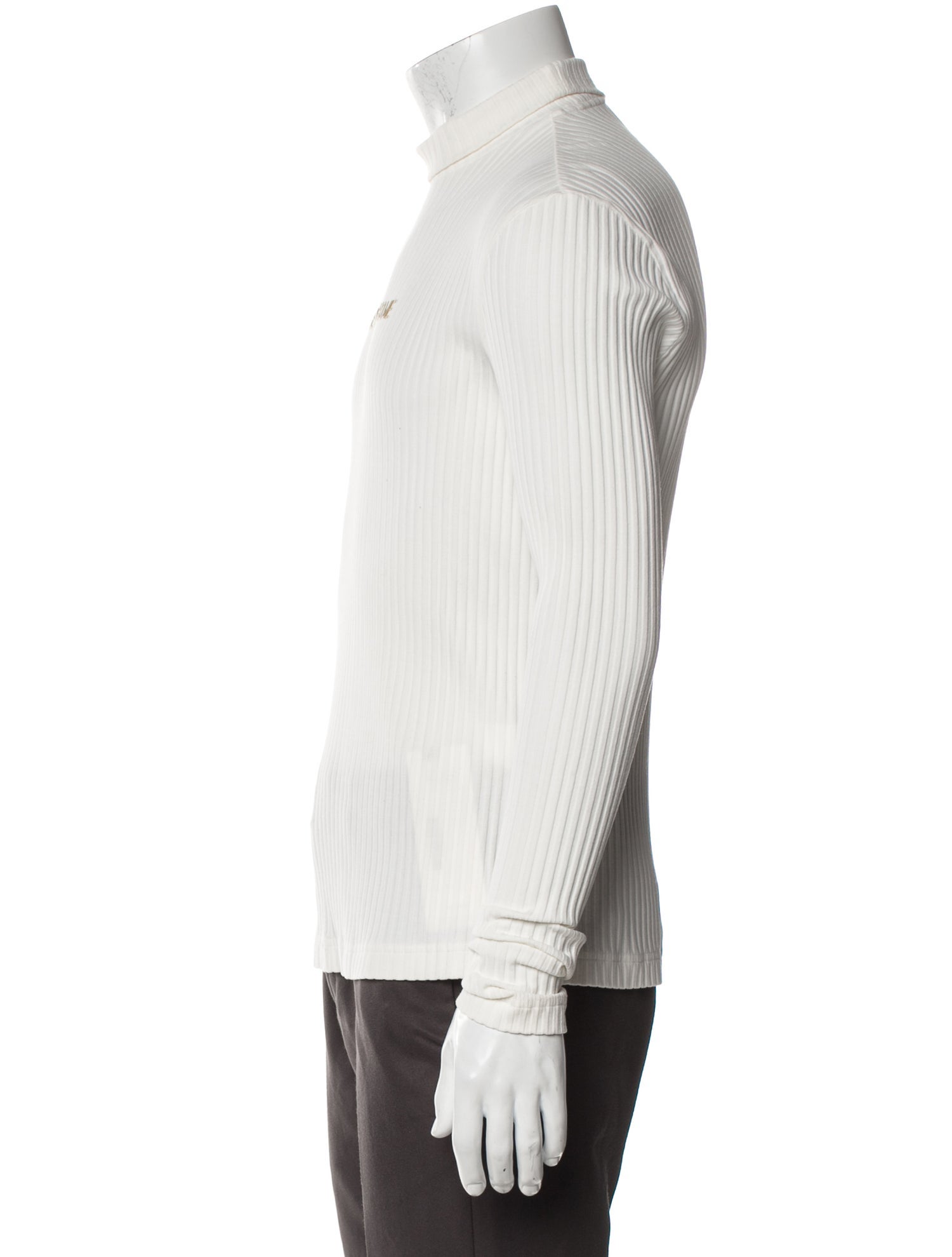 Feng Chen Wang Graphic Print Mock Neck T-Shirt