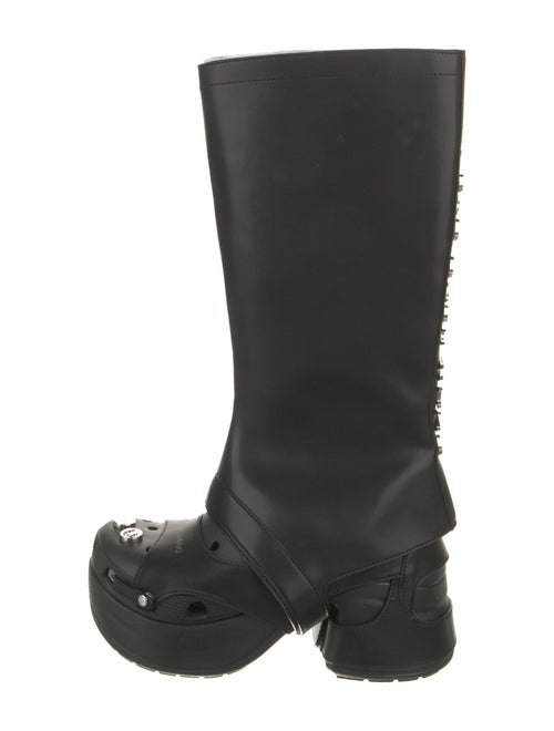 Feng Chen Wang X Crocs Rubber Studded Accents Boots