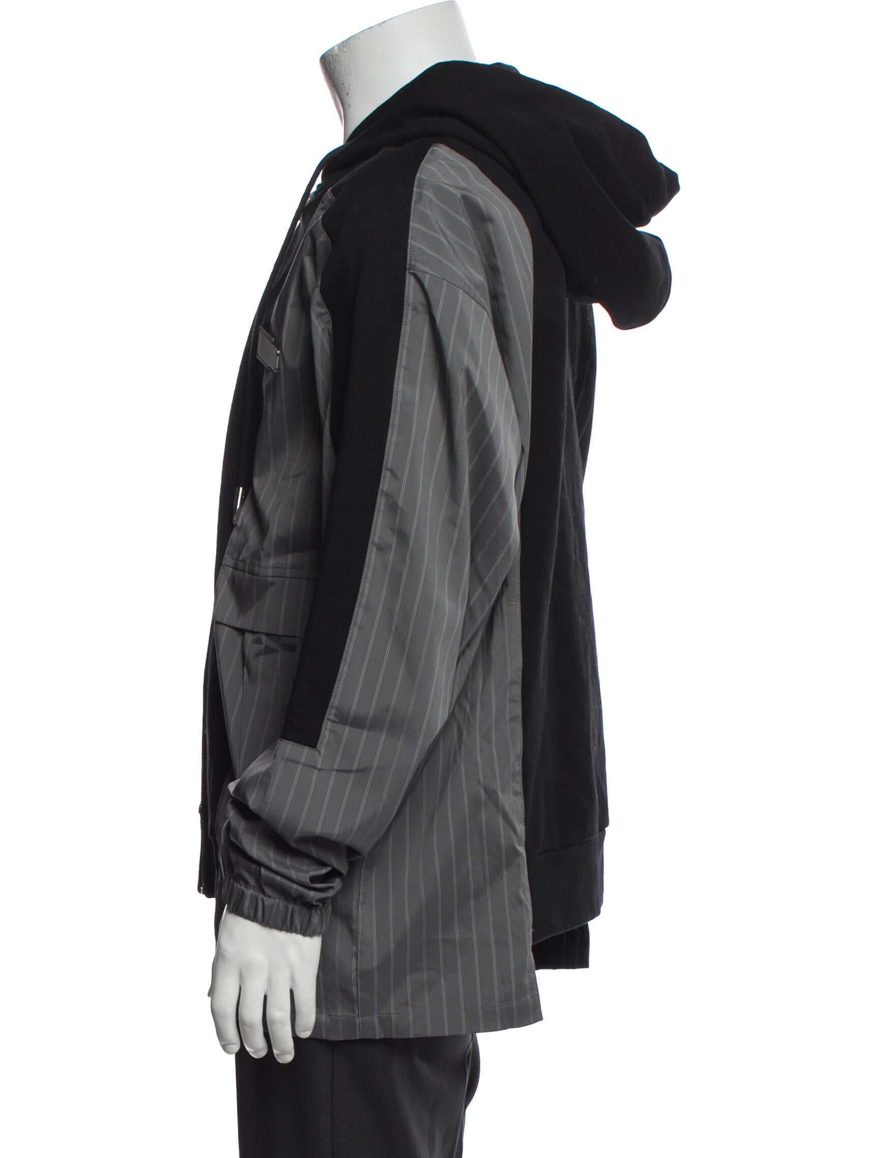 Feng Chen Wang Colorblock Pattern Windbreaker