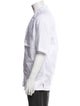 Feng Chen Wang Striped Short Sleeve Dress Shirt