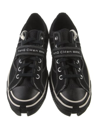 Feng Chen Wang Canvas Printed Sneakers