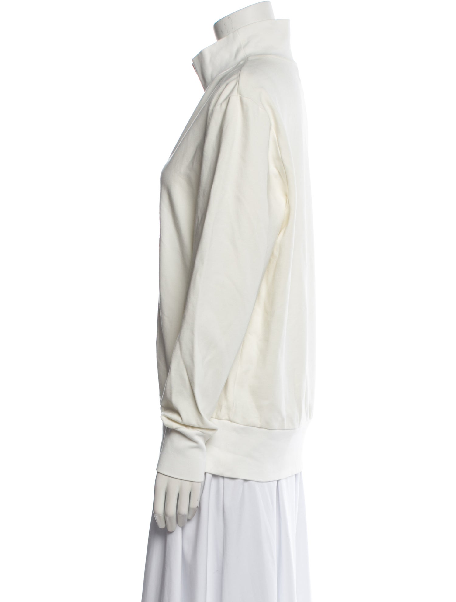 Feng Chen Wang Mock Neck Long Sleeve Sweatshirt