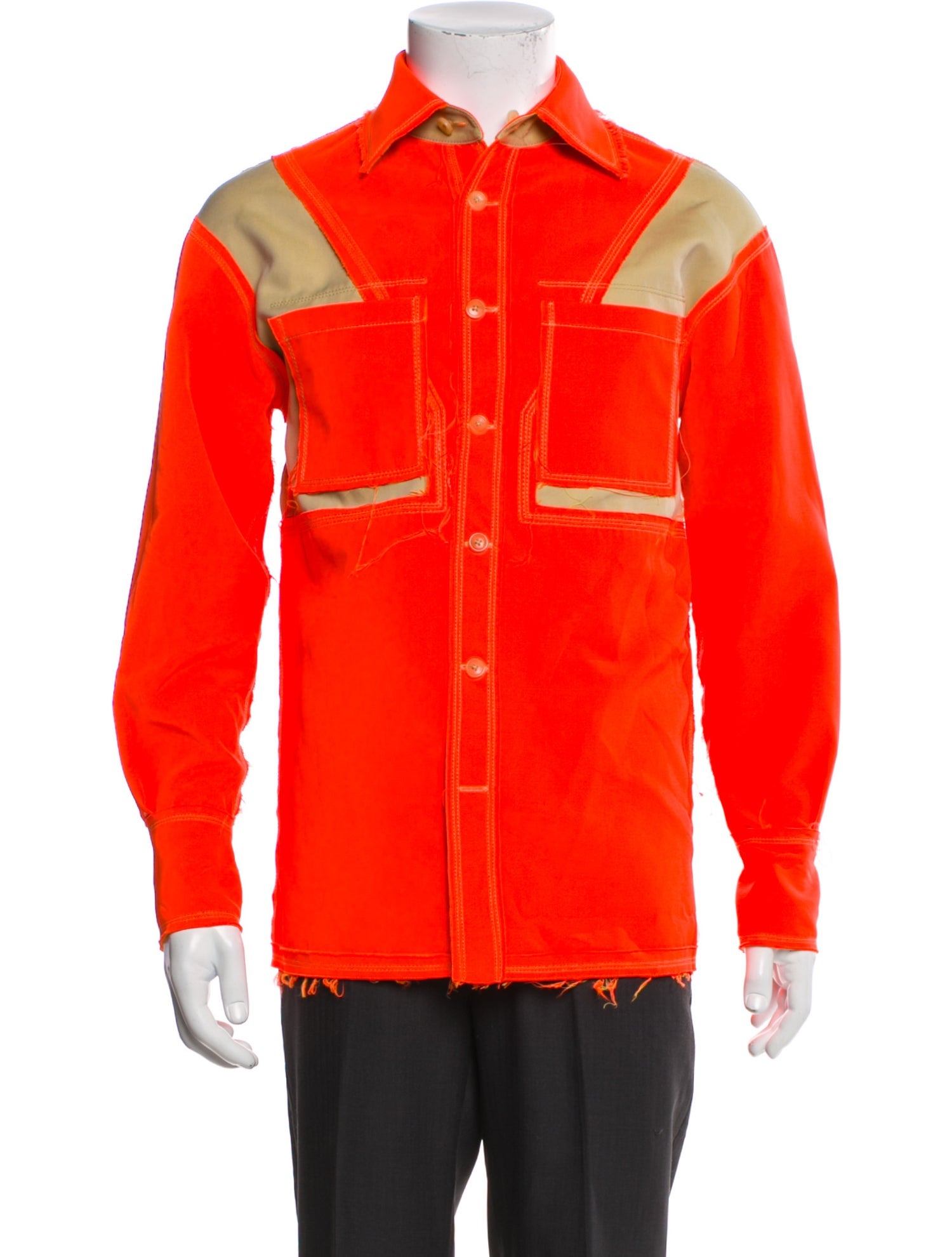 Feng Chen Wang Colorblock Pattern Jacket