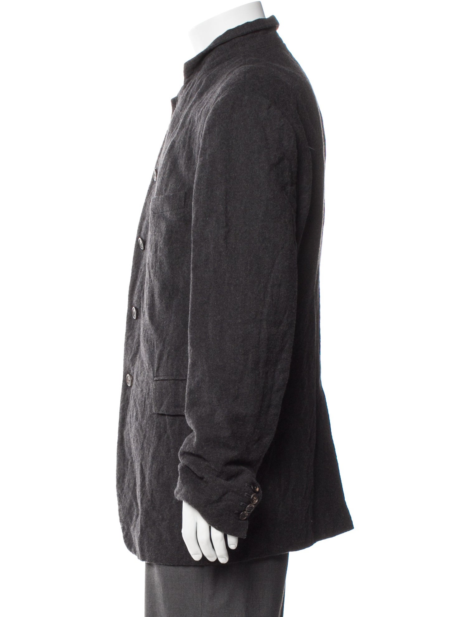 Forme 3'3204322896 Men's Grey Wool Blazer