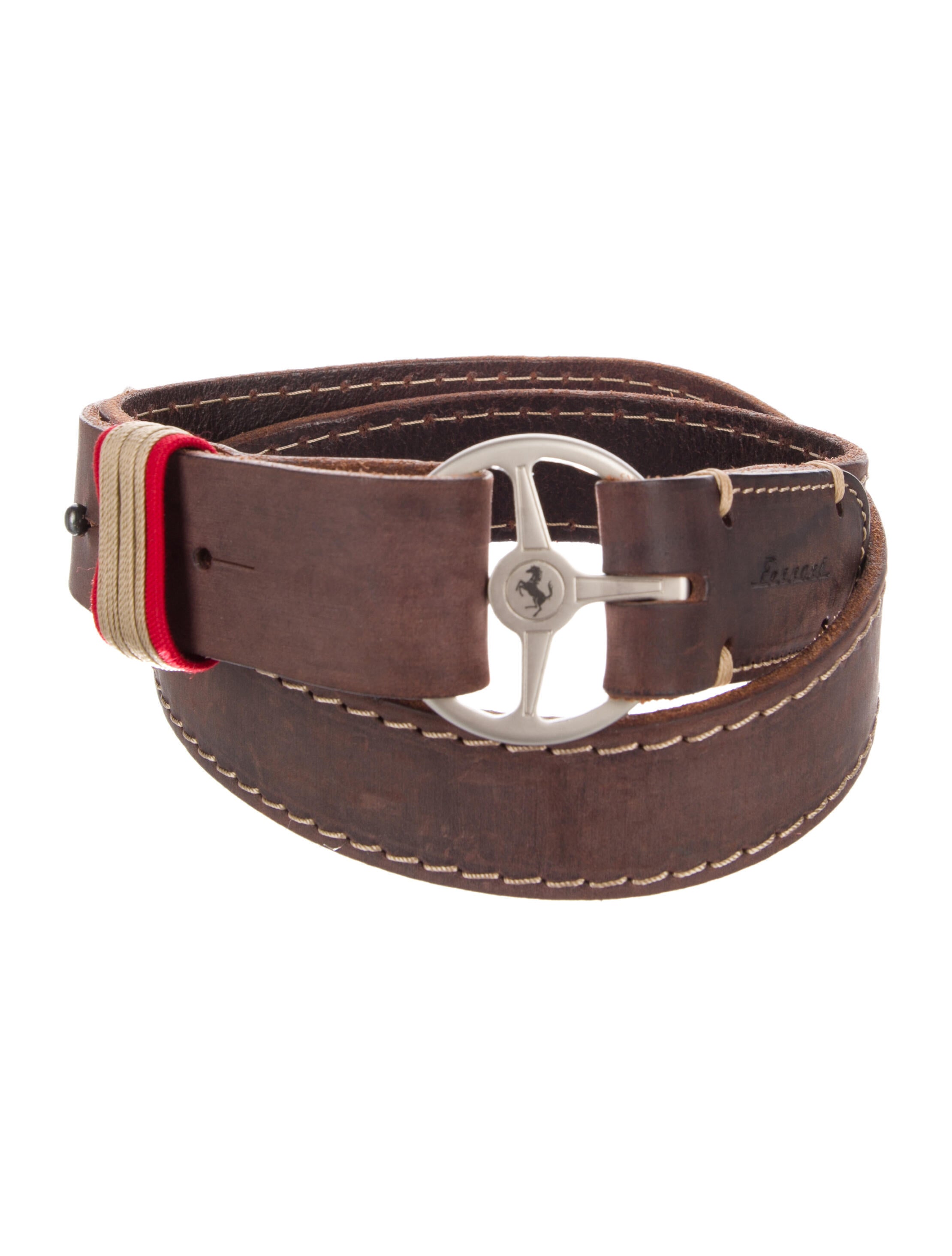 Ferrari Leather Waist Belt