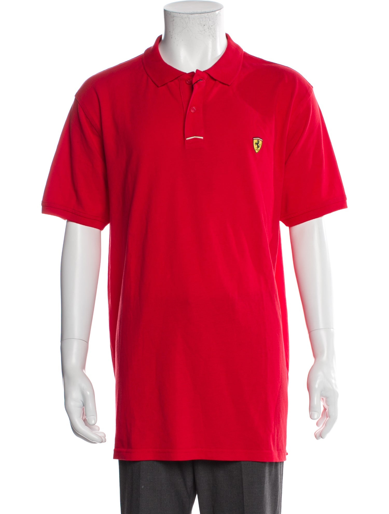Ferrari Crew Neck Short Sleeve Polo Shirt w/ Tags