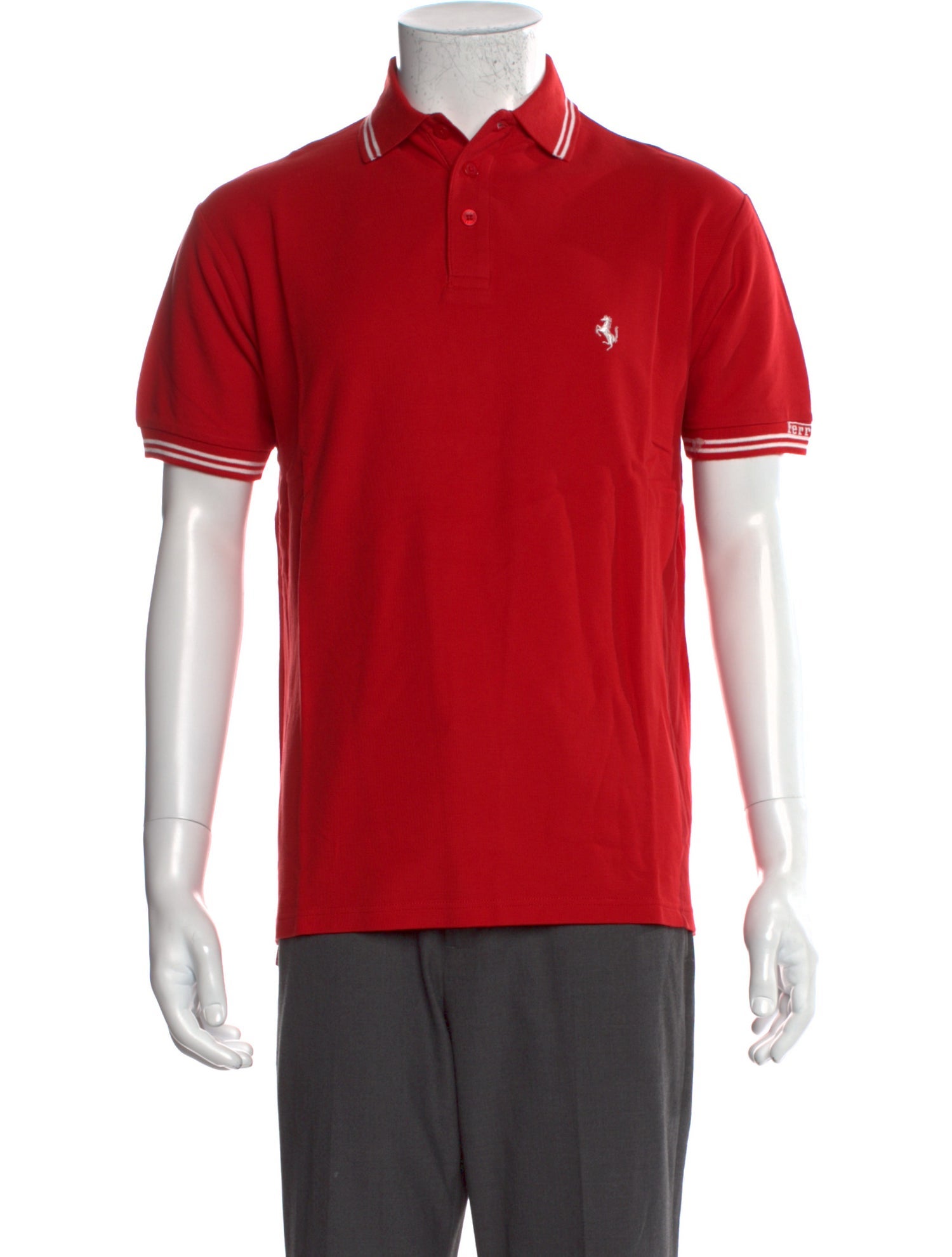 Ferrari Collar Short Sleeve Polo Shirt w/ Tags