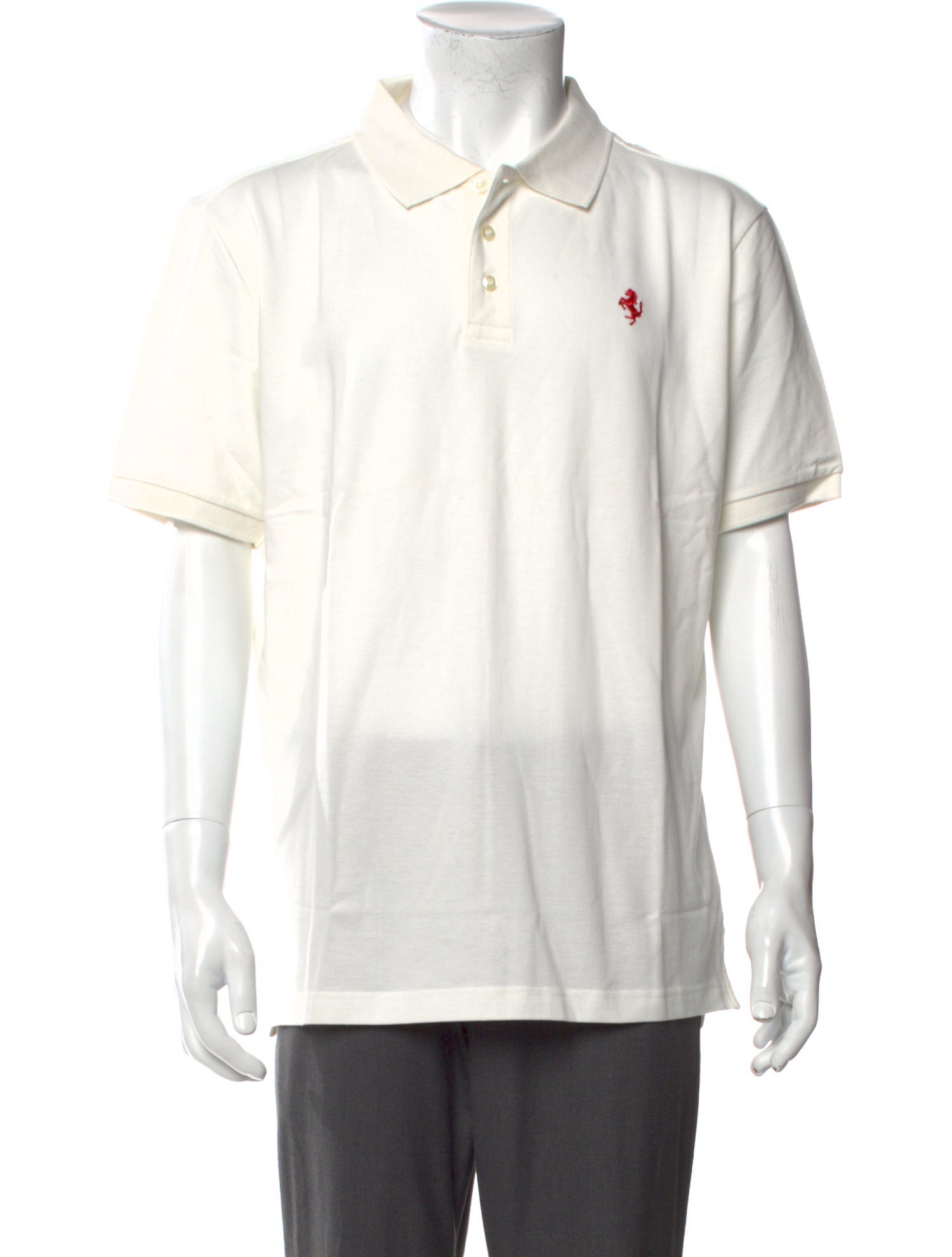 Ferrari Collar Short Sleeve Polo Shirt w/ Tags