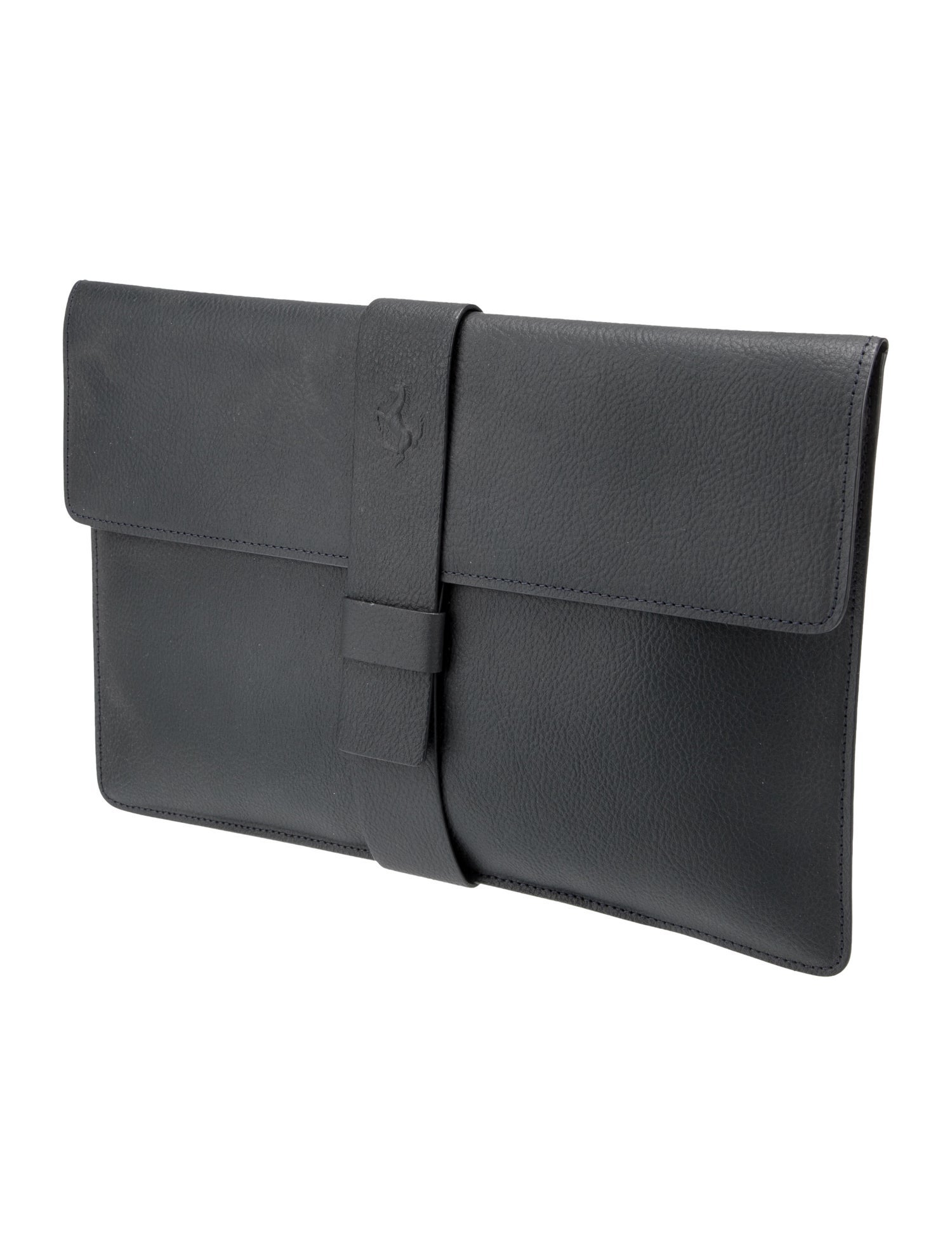 HERMES キャバリエ Hermès Tricolor Togo Cabavertige Pouch 24 - Green Portfolios