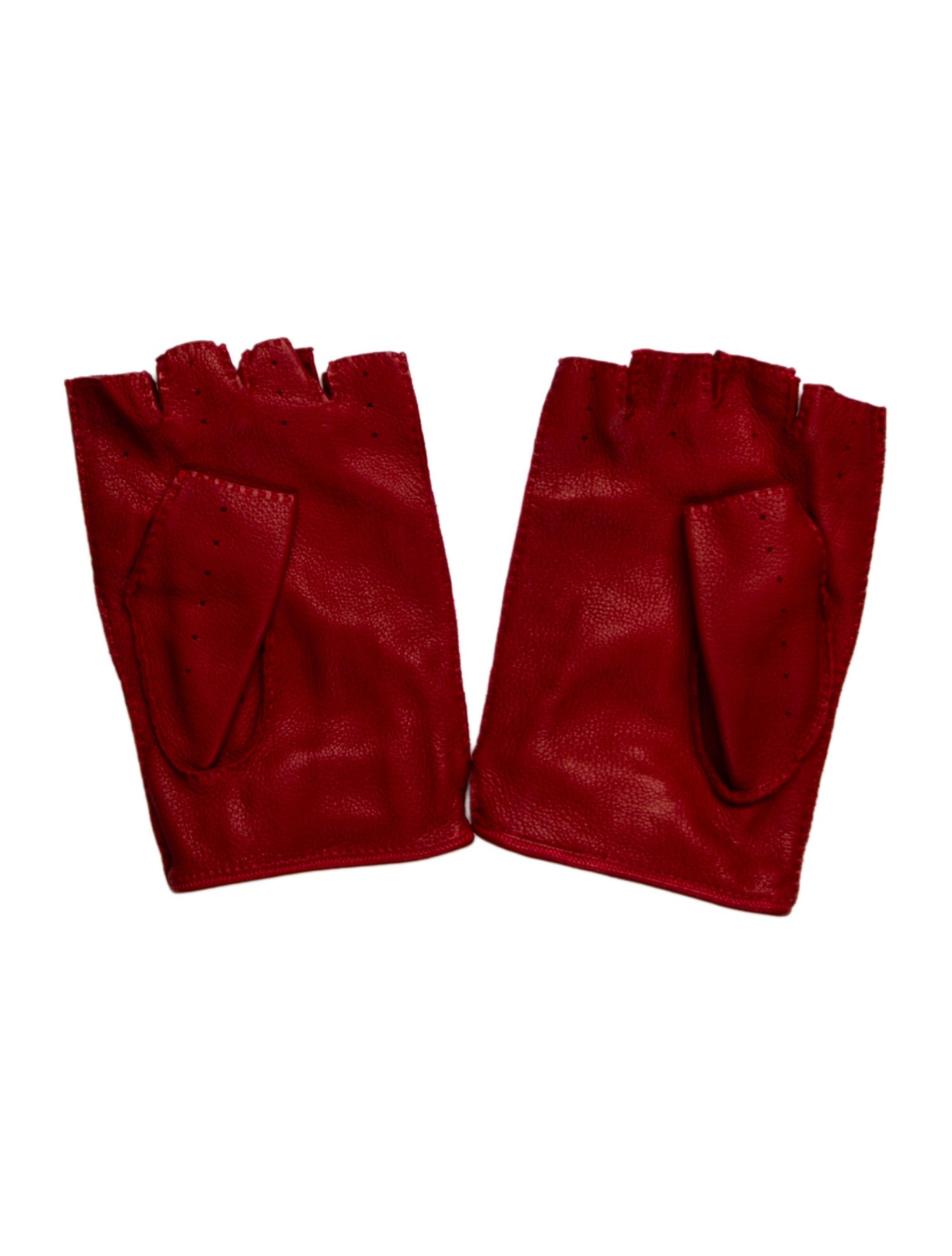 Ferrari Finger less leather gloves