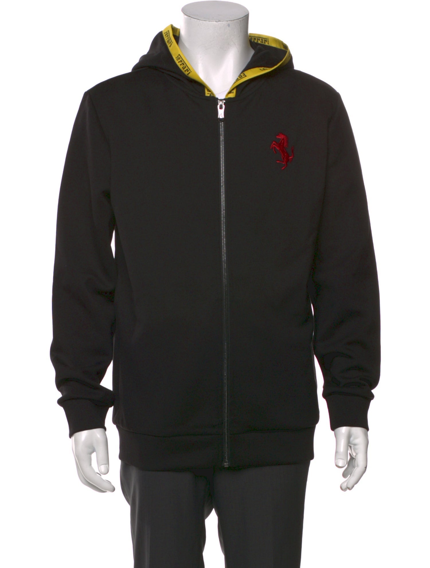 Ferrari Graphic Print Crew Neck Hoodie
