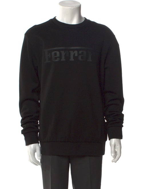 Ferrari Graphic Print Crew Neck Pullover