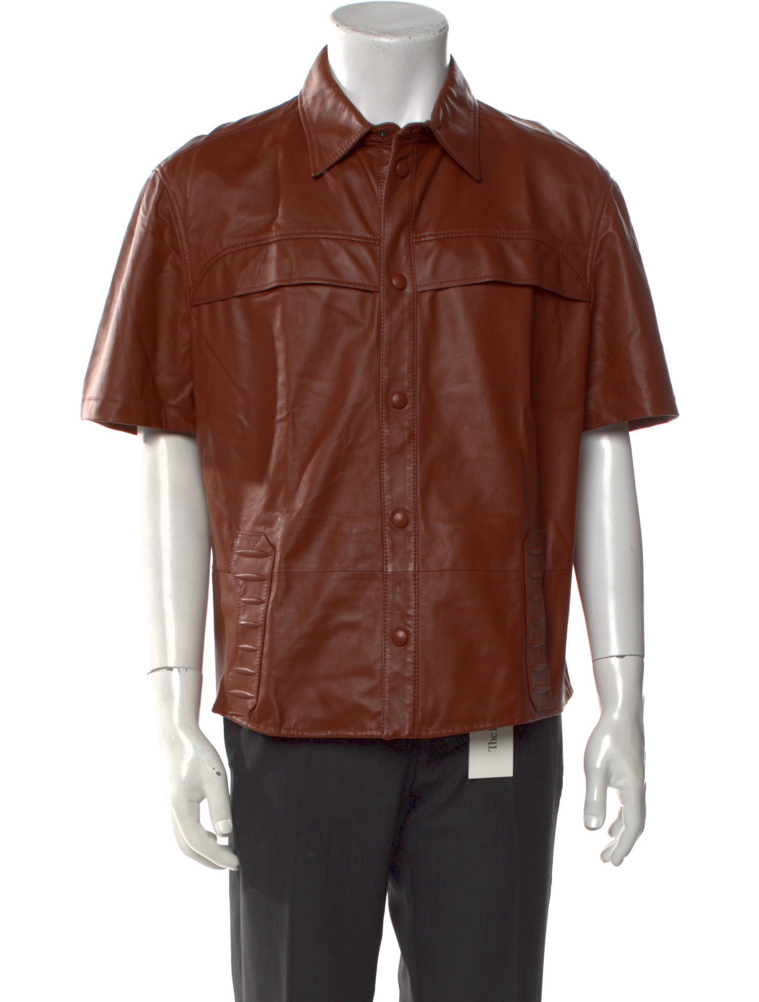 Ferrari Lambskin Short Sleeve Shirt w/ Tags