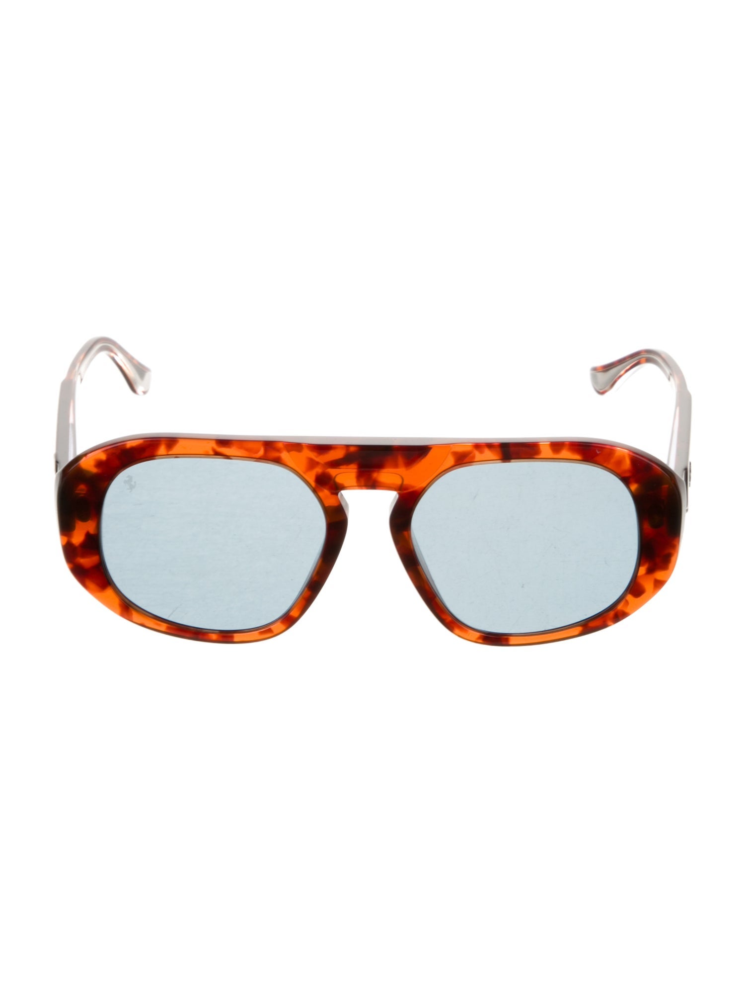 Ferrari Blacktie268S Round Sunglasses