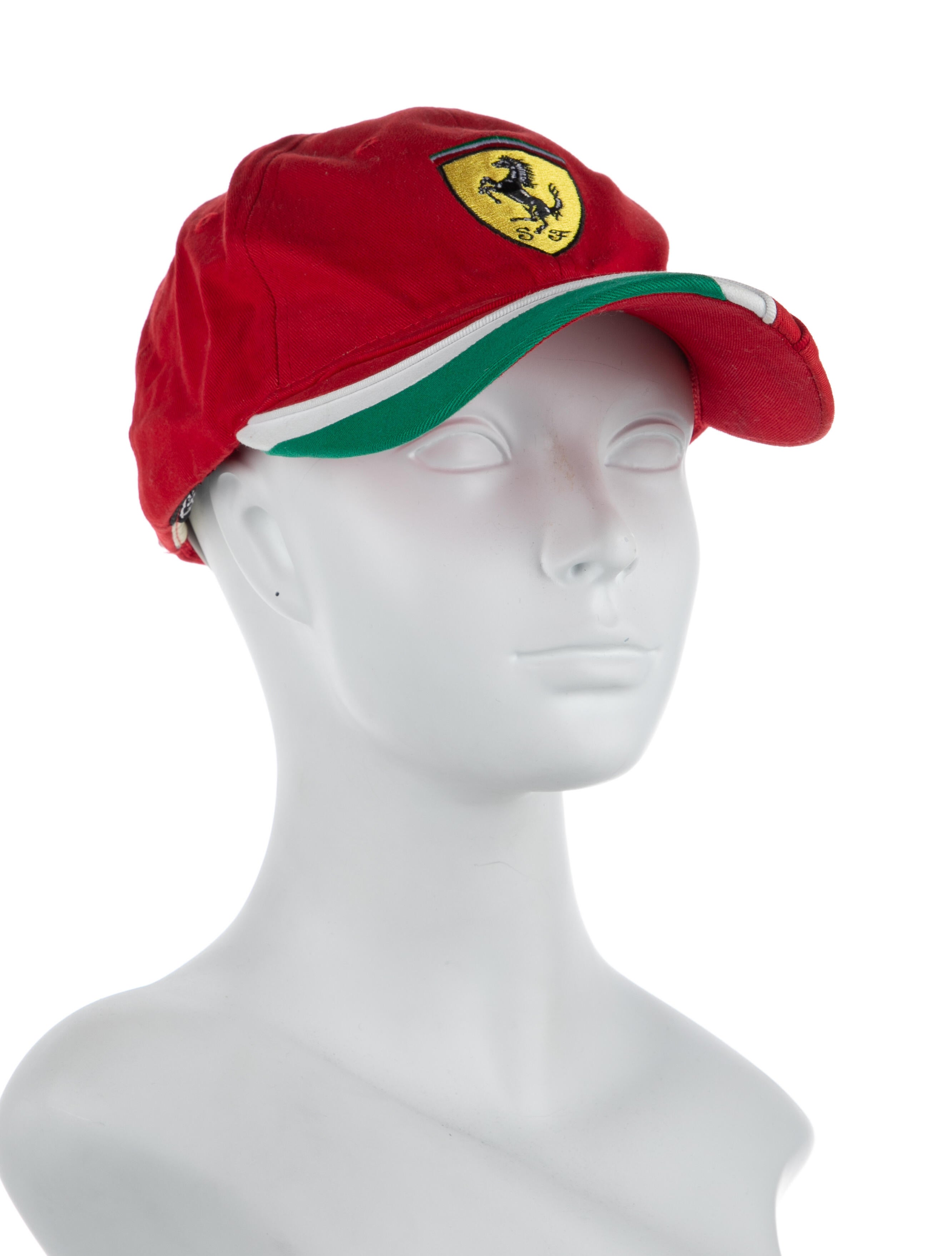 Ferrari Baseball Cap With Embroidered Logos