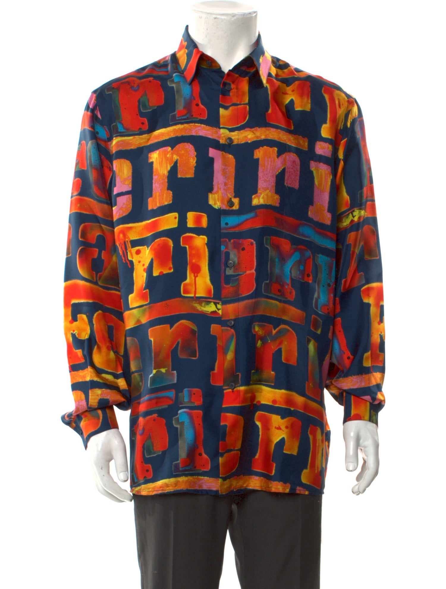 Ferrari Silk Printed Shirt w/ Tags